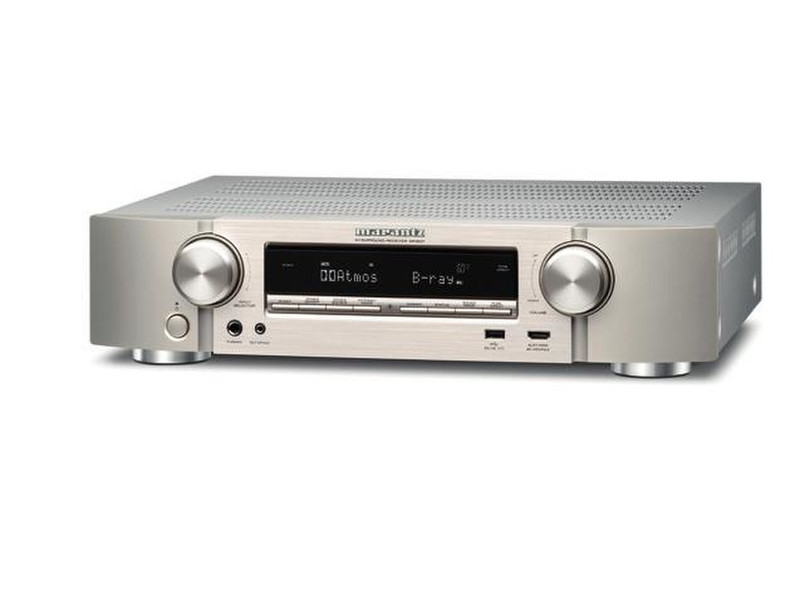 Marantz NR1607 50W 7.2channels Surround 3D Silver AV receiver