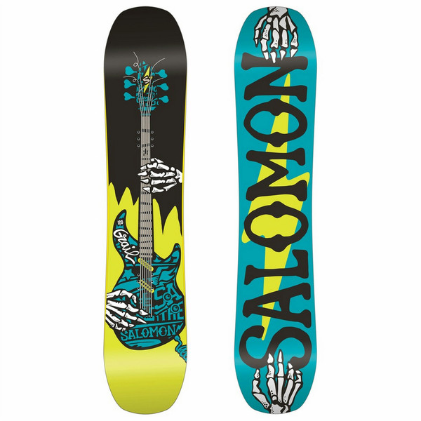 Salomon L39034500 110cm Unisex Flat Black,Blue,Yellow snowboard