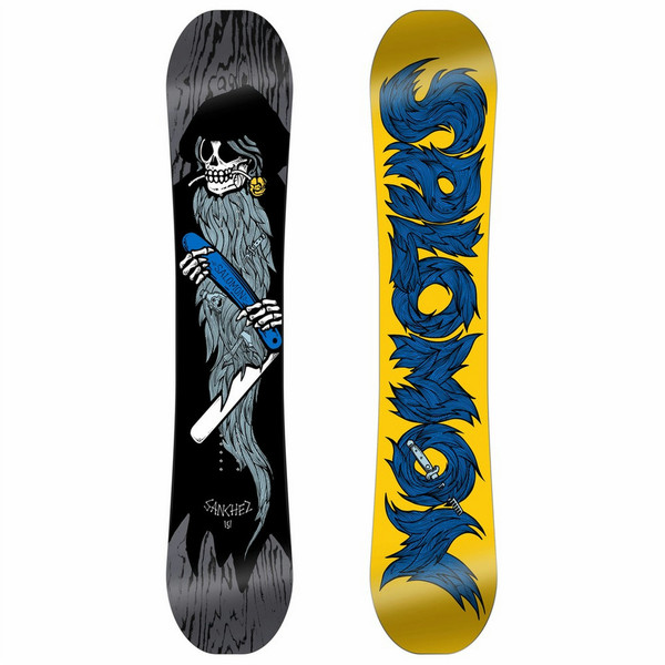 Salomon L39033600 141cm Unisex Flat Black,Yellow snowboard