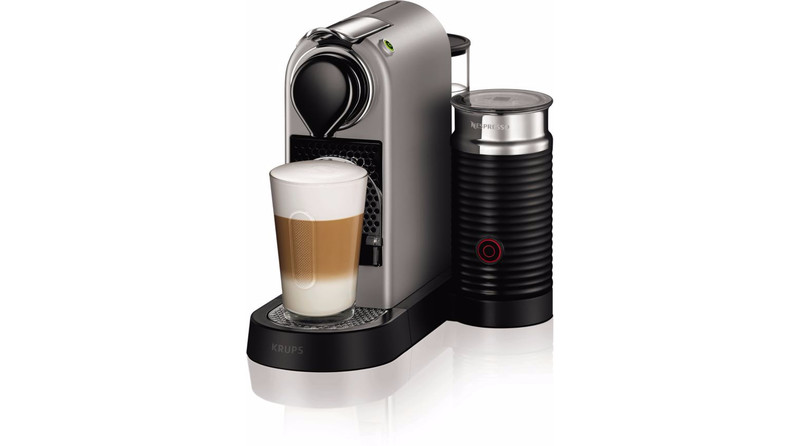 Krups Citiz & Milk Freestanding Espresso machine 1L Titanium