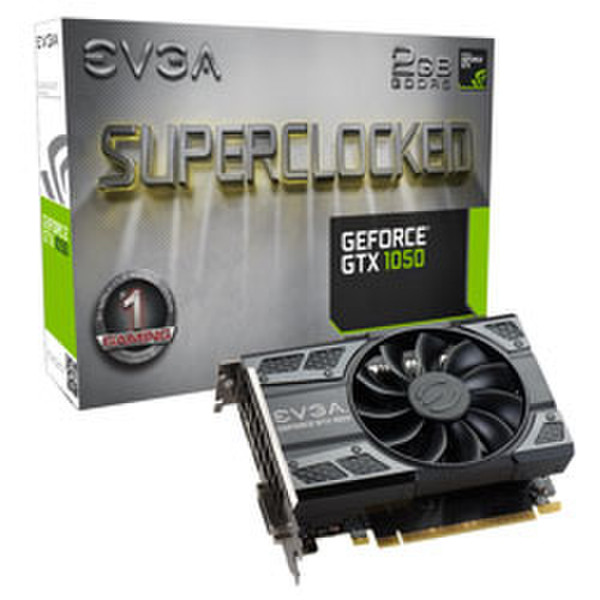 EVGA GeForce GTX 1050 SC GAMING GeForce GTX 1050 2ГБ GDDR5