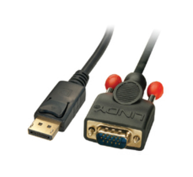 Microconnect DP-VGA-MM-500 5м DisplayPort VGA (D-Sub) Черный адаптер для видео кабеля