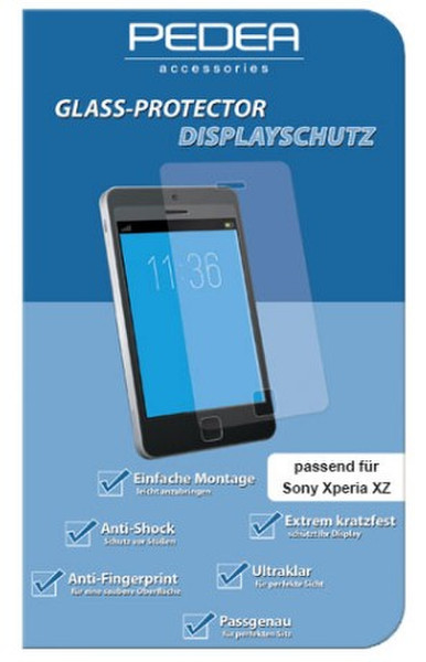 PEDEA 11470044 Clear Xperia XZ 1pc(s) screen protector