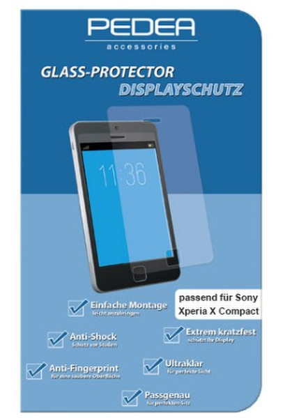 PEDEA 11470045 Clear Xperia X 1pc(s) screen protector