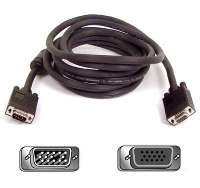 Belkin F3H981BT1.8M 22.8m VGA (D-Sub) VGA (D-Sub) Black VGA cable