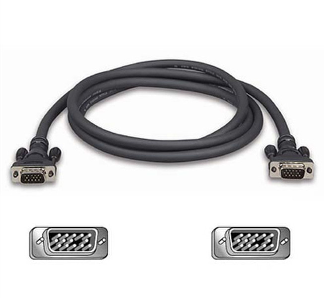 Belkin F3H982BT1.8M 7.6m VGA (D-Sub) VGA (D-Sub) Schwarz VGA-Kabel