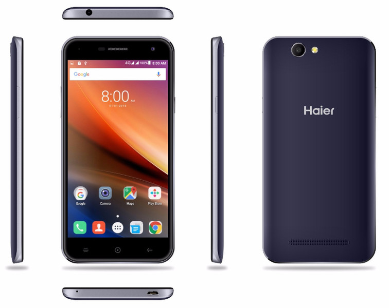 Haier Phone G55 BLEU Две SIM-карты 4G 8ГБ Синий смартфон