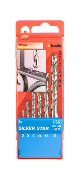 kwb SILVER STAR HSS Bohrerbit-Set