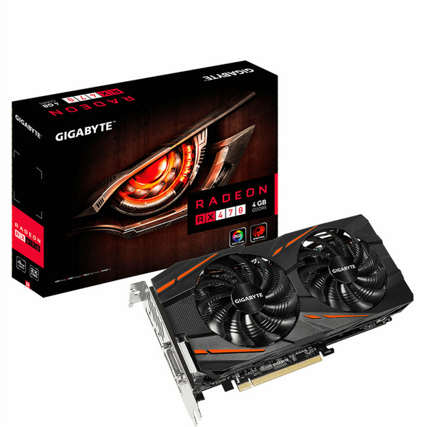 Gigabyte Radeon RX 470 WINDFORCE 4G Radeon RX 470 4ГБ GDDR5