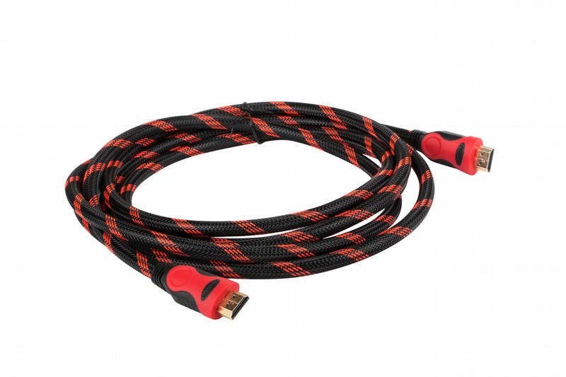 Natec Genesis NKA-0787 3m HDMI HDMI Black,Red HDMI cable