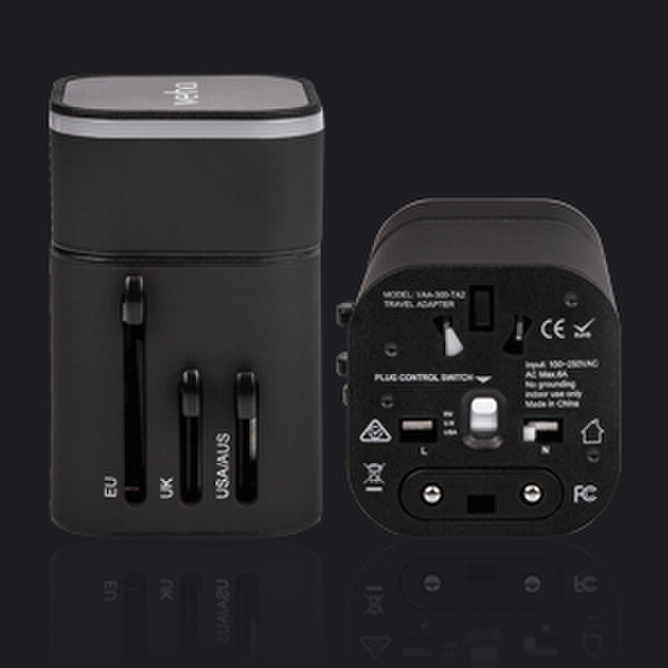 Veho VAA-300-TA2 Вне помещения Черный зарядное для мобильных устройств