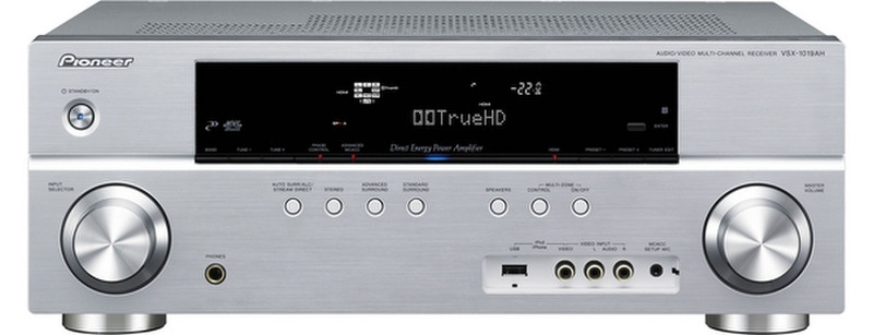 Pioneer VSX-1019AH-S 7.1канала Cеребряный AV ресивер