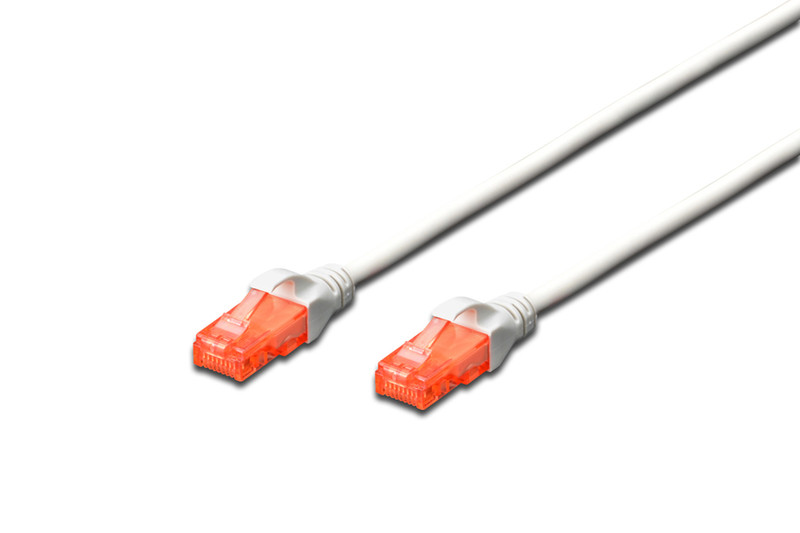 Digitus DK-1617-020/WH 2м Cat6 U/UTP (UTP) Красный, Белый сетевой кабель