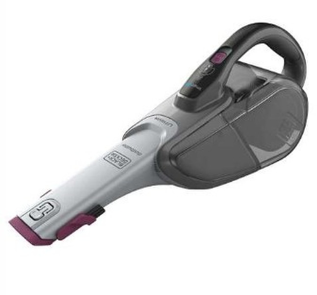 Black & Decker DVJ325BFS Beutellos Schwarz, Grau, Violett Handstaubsauger