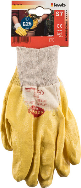 kwb 931940 Gardening gloves Yellow 1pc(s) protective glove