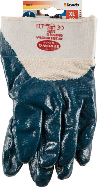 kwb 930840 Cotton,Nitril Blue,White 1pc(s) protective glove