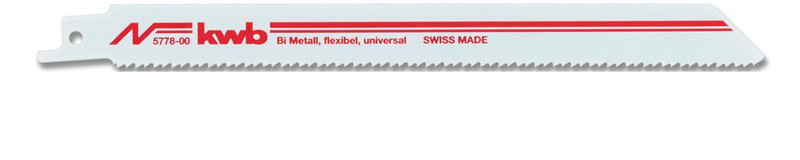 kwb 577800 Sabre saw blade 2Stück(e) Sägeblatt für Stichsägen, Laubsägen & elektrische Sägen