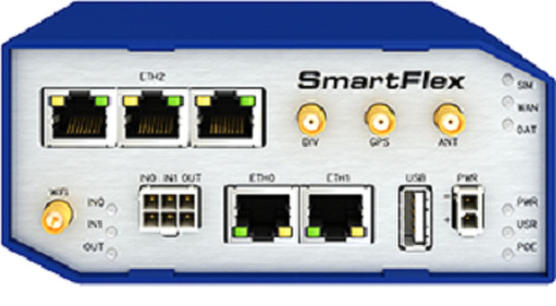 B&B Electronics SmartFlex USB WLAN Blau, Silber Drahtloses Netzwerk-Equipment