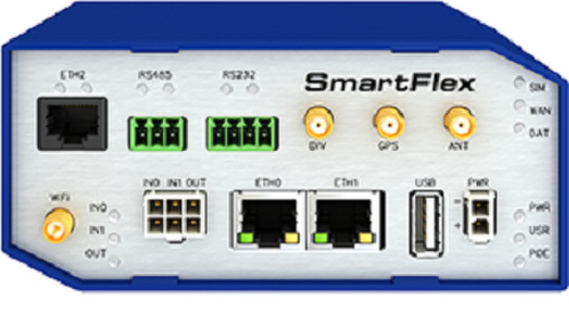 B&B Electronics SmartFlex USB WLAN Blau, Silber Drahtloses Netzwerk-Equipment