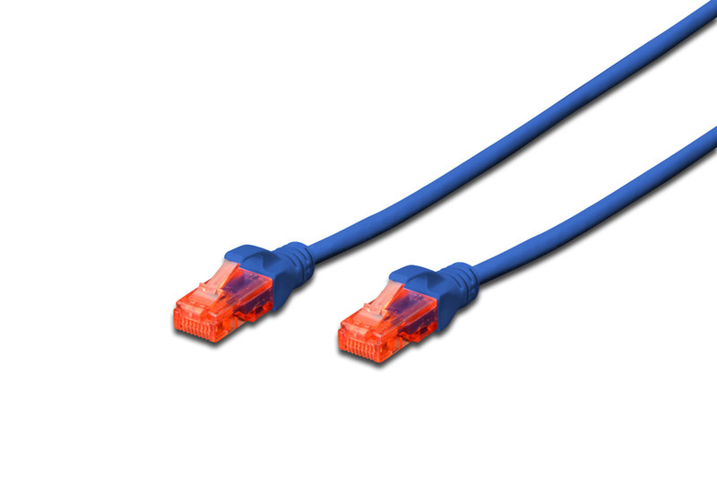 Digitus Patchkabel KAT6 UTP, Blå, 2,0 m, Halogenfri, AWG26 LSZH, CU networking cable