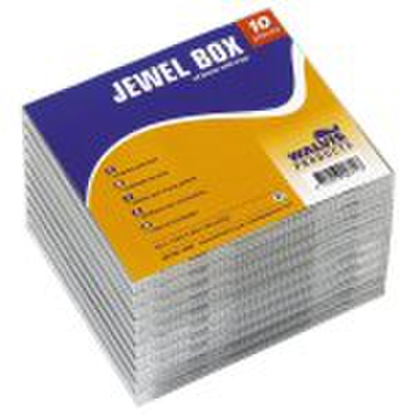 Walvis CD-R jewelcase zwart (10)