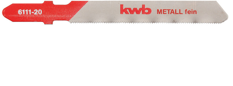 kwb 611120 Jigsaw blade Hochgeschwindigkeitsstahl (HSS) 2Stück(e) Sägeblatt für Stichsägen, Laubsägen & elektrische Sägen