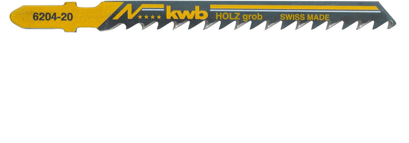 kwb 620420 Jigsaw blade Высокоуглеродистая сталь 2шт полотно для лобзика/сабельной пилы