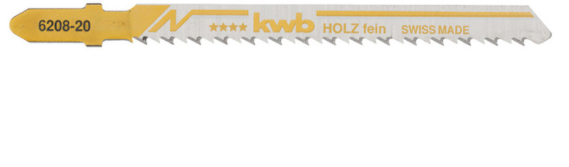 kwb 620820 Jigsaw blade Hartstahl (HCS) 2Stück(e) Sägeblatt für Stichsägen, Laubsägen & elektrische Sägen