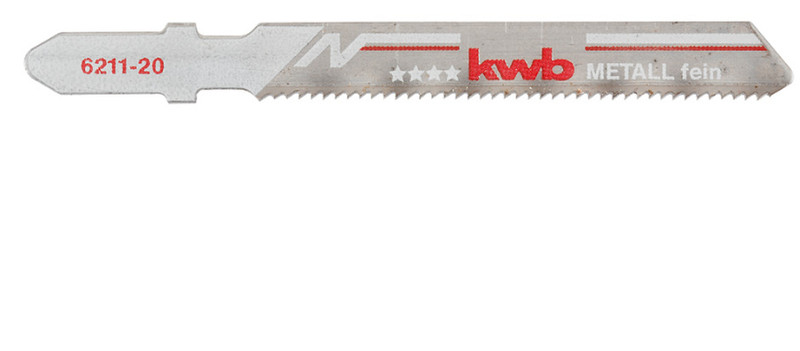 kwb 621120 Jigsaw blade Bimetallisch 2Stück(e) Sägeblatt für Stichsägen, Laubsägen & elektrische Sägen