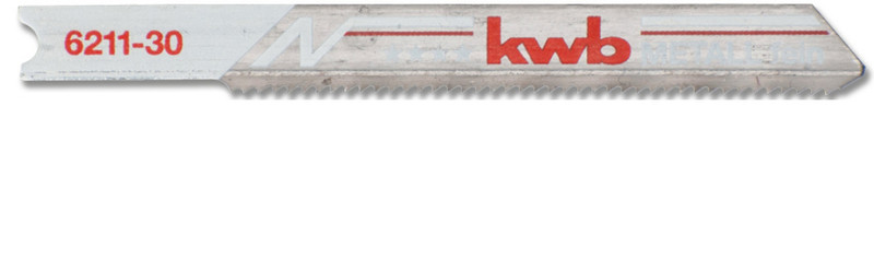 kwb 621130 Jigsaw blade Bimetallisch 2Stück(e) Sägeblatt für Stichsägen, Laubsägen & elektrische Sägen