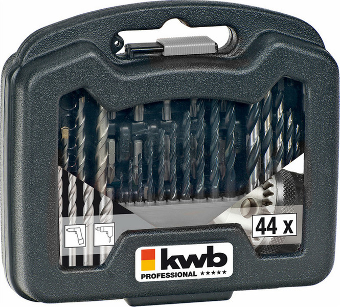 kwb 109044 Bohrerbit-Set 8mm Bohrer