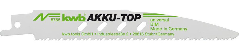 kwb 578500 Sabre saw blade Биметалл 2шт полотно для лобзика/сабельной пилы