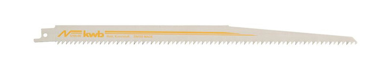 kwb 576500 Sabre saw blade Hartstahl (HCS) 2Stück(e) Sägeblatt für Stichsägen, Laubsägen & elektrische Sägen