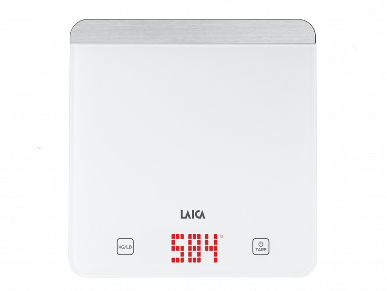 Laica KS1601W Tabletop Rectangle Electronic kitchen scale White