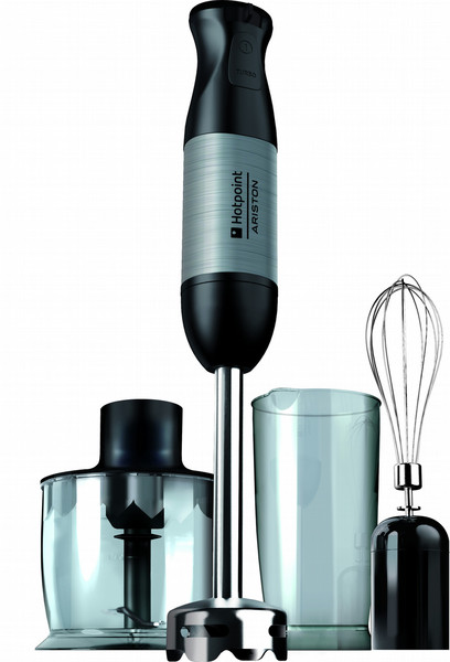 Hotpoint HB 0603 DXB0 Immersion blender 0.7L 600W Black,Stainless steel blender