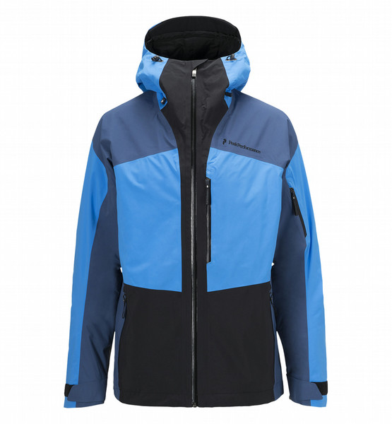 PeakPerformance Heli 2-Layer Gravity Jacket Skifahren Winter sports jacket Männlich M Schwarz, Blau