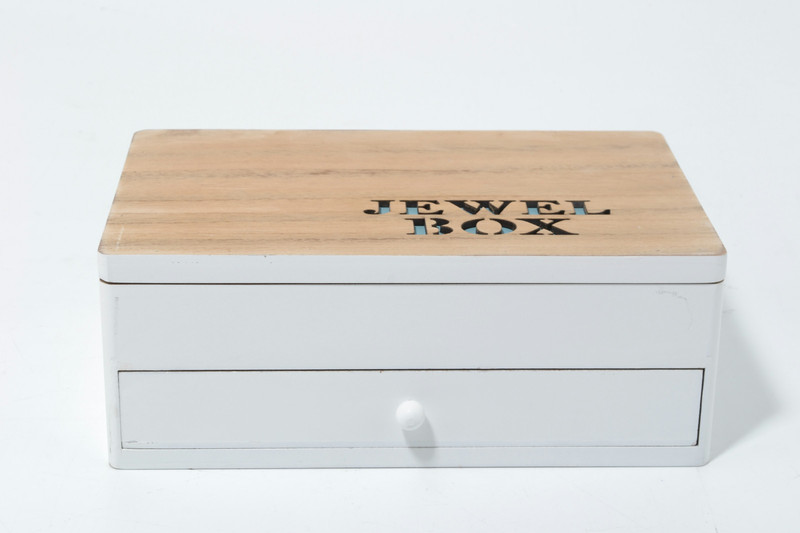 Home+ Jewel Box Plywood jewelry box