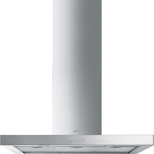 Smeg KS90XE2 In die Decke integriert 202m³/h B Edelstahl Dunstabzugshaube