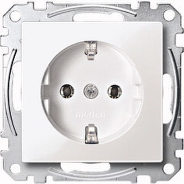Merten MEG2301-0319 Type F (Schuko) White outlet box