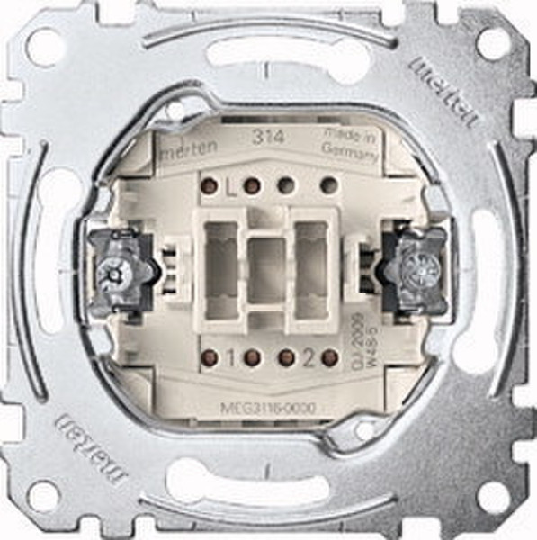 Merten MEG3116-0000 Weiß Elektroschalter