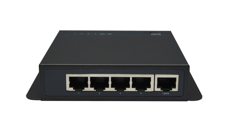 Netis System PE6105 Fast Ethernet (10/100) Power over Ethernet (PoE) Black network switch