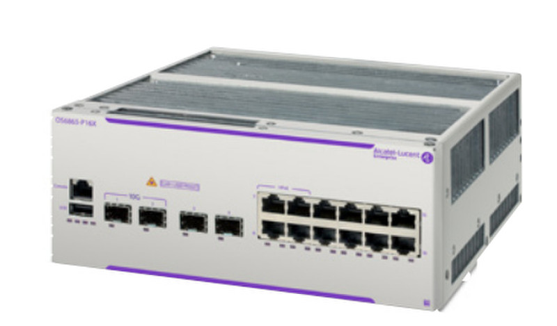 Alcatel-Lucent OmniSwitch 6865 Управляемый L2/L3 Gigabit Ethernet (10/100/1000) Power over Ethernet (PoE) Серый, Белый