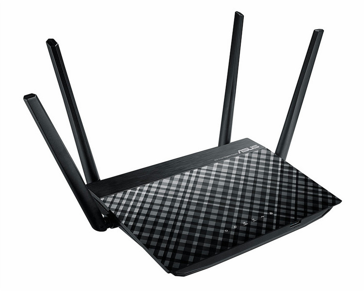 ASUS RT-AC58U Dual-band (2.4 GHz / 5 GHz) Gigabit Ethernet Black wireless router
