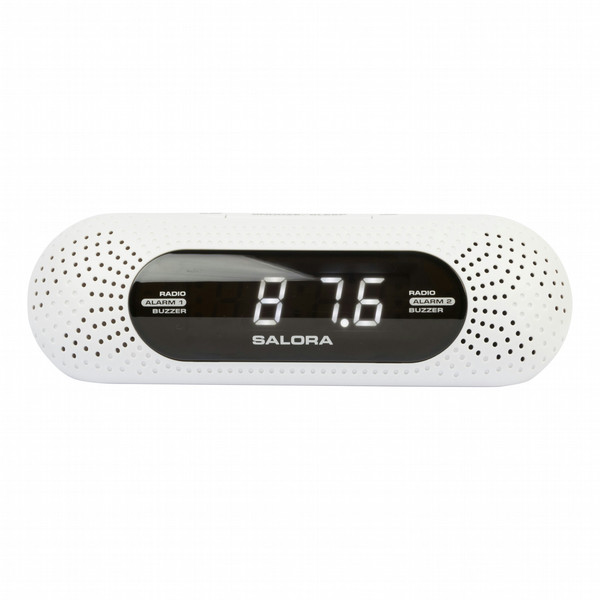 Salora CR626USB Digital alarm clock White alarm clock