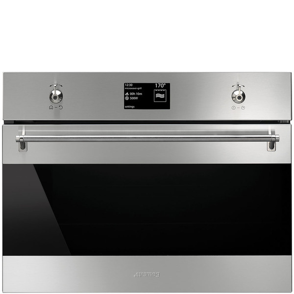 Smeg SF4395MCX Elektro 40l 3100W A+ Schwarz, Edelstahl Backofen