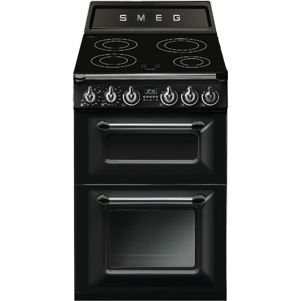 Smeg TR62IBL Freestanding Induction hob A Black cooker