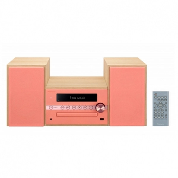 Pioneer X-CM56-R Micro-Set 30W Pink Home-Stereoanlage