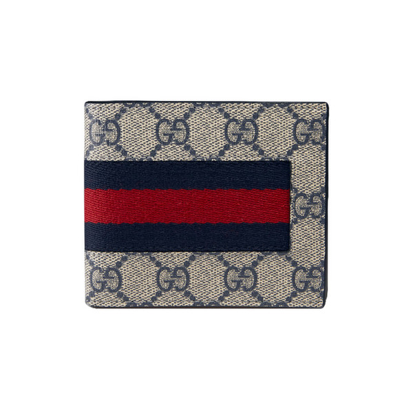 Gucci Web GG Supreme wallet