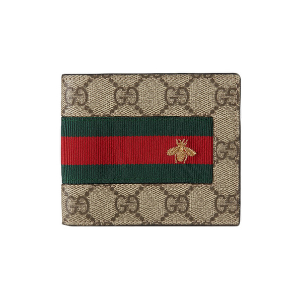 Gucci Web GG Supreme wallet