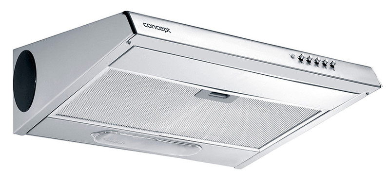 Concept OPP2050 Wall-mounted 186m³/h Grey,Metallic,White cooker hood